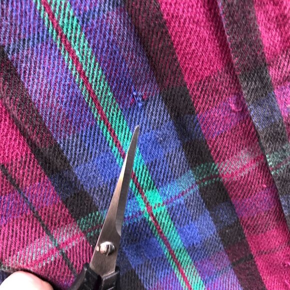 Vintage Five Brother Mens Shirt Size 2XL Long Sleeve Plaid Flannel Button Up Y2K - Picture 4 of 13